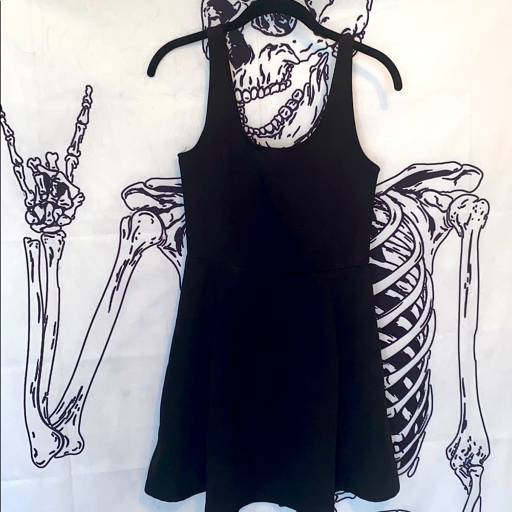 H&M Black skater dress